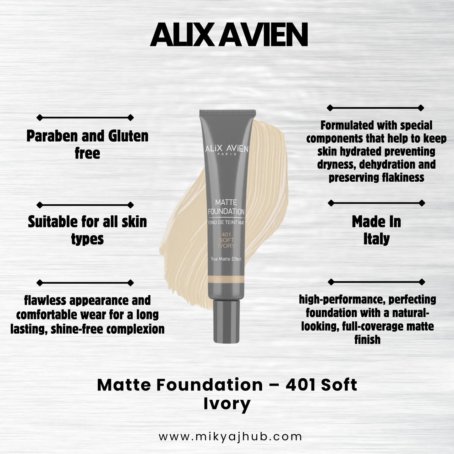 ALIX AVIEN MATTE FOUNDATION MF401