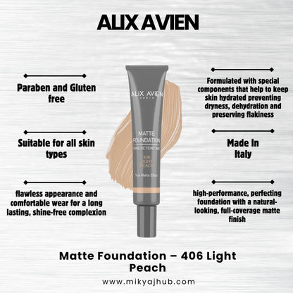 ALIX AVIEN MATTE FOUNDATION MF406