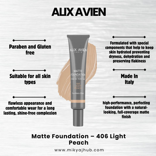 ALIX AVIEN MATTE FOUNDATION MF406