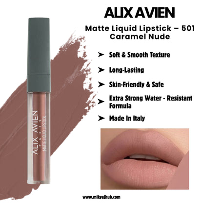 Matte Liquid Lipstick – 501 Caramel Nude