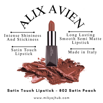 Alix Avien Satin Touch Lipstick – 802 Satin Peach
