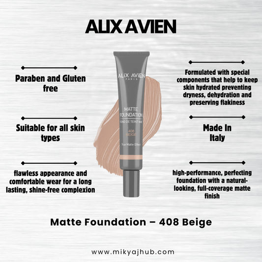 ALIX AVIEN MATTE FOUNDATION MF408