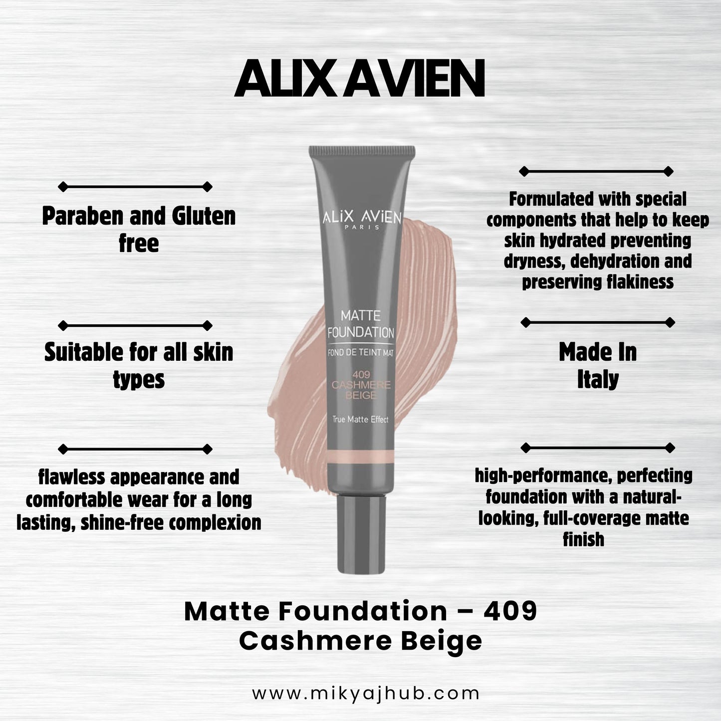 ALIX AVIEN MATTE FOUNDATION MF409