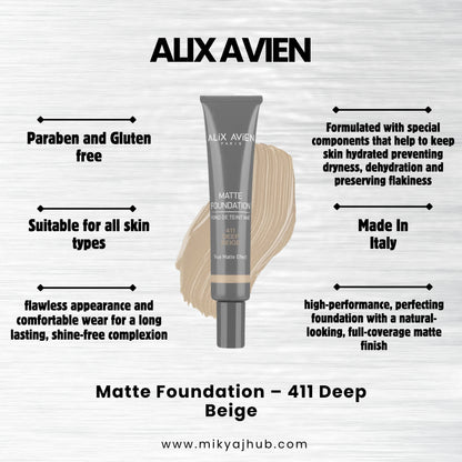 ALIX AVIEN MATTE FOUNDATION MF411