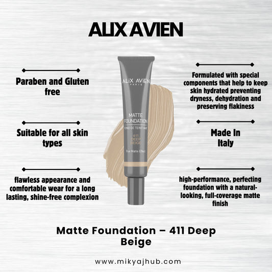 ALIX AVIEN MATTE FOUNDATION MF411