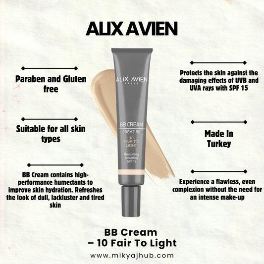 ALIX AVIEN BB CREAM 10 FAIR TO LIGHT