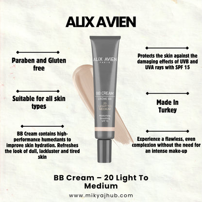 ALIX AVIEN BB CREAM-20 - LIGHT TO MEDIUM