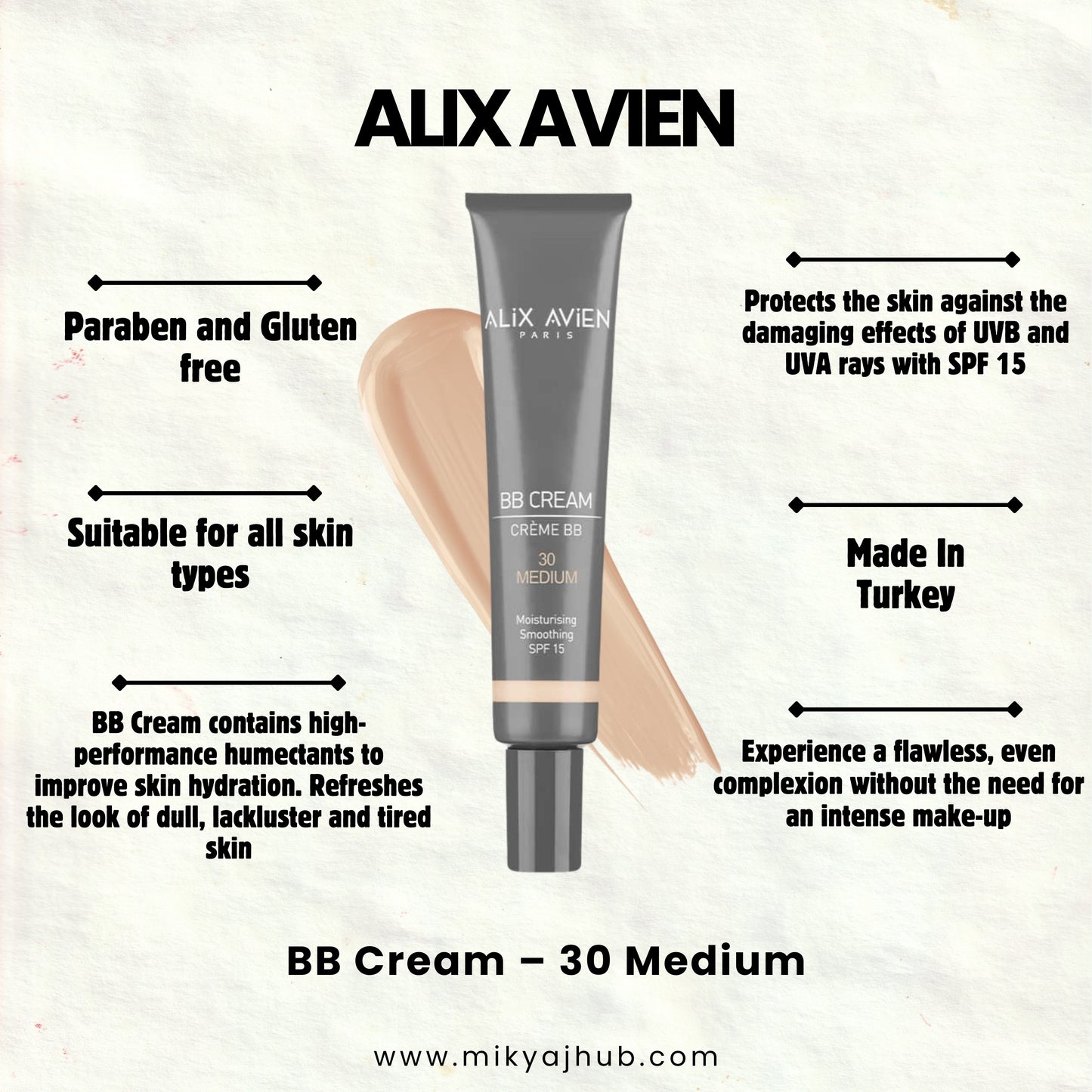 ALIX AVIEN BB CREAM 30 MEDIUM