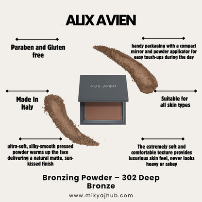 ALIX AVIEN BRONZING POWDER 302 Deep Bronze