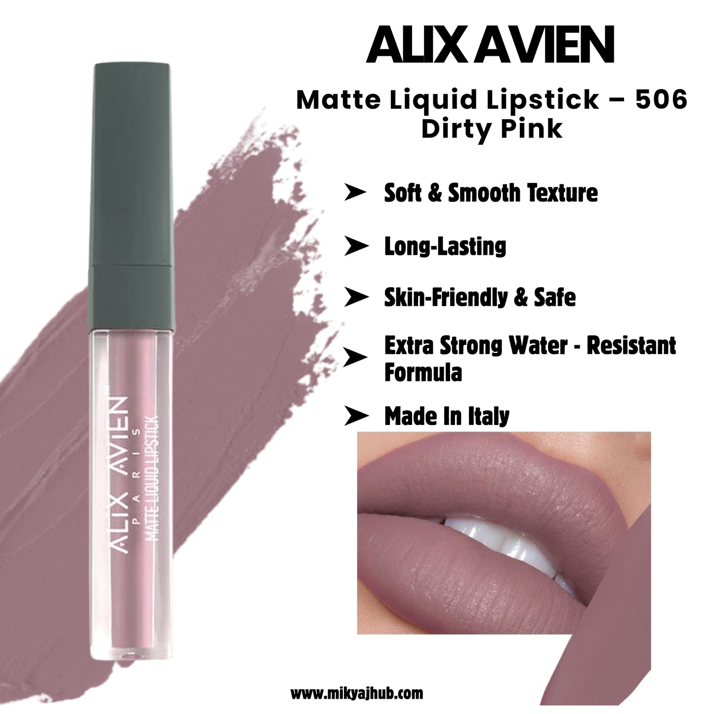 MATTE LIQUID LIPSTICK - 506 Dirty Pink
