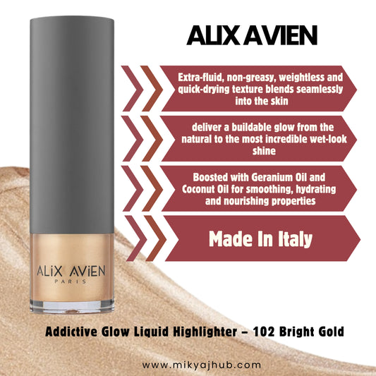 Addictive Glow Highlighter - 102 Bright Gold