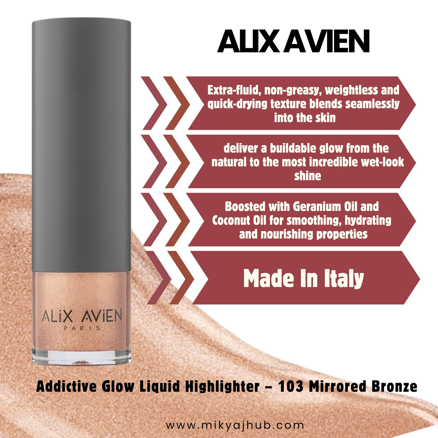 Addictive Glow Highlighter - 103 Mirrored Bronze