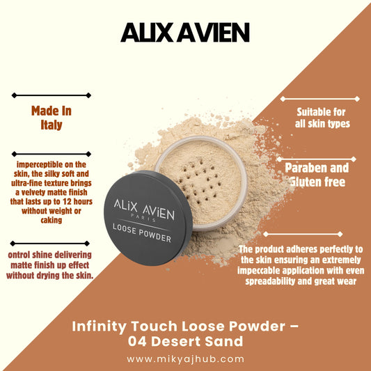 ALIX AVIEN INFINITY TOUCH LOOSE POWDER - 04 - DESERT SAND