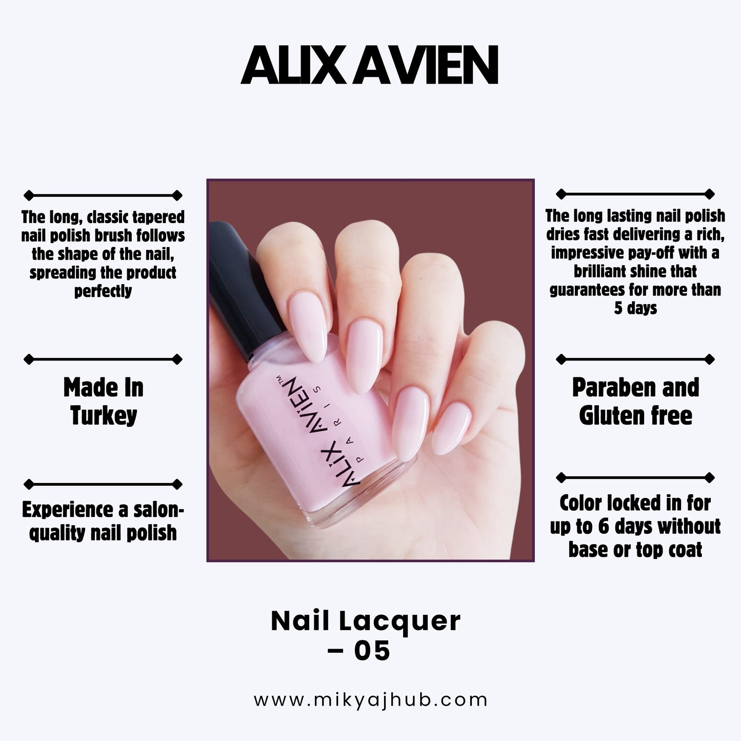 ALIX AVIEN NAIL POLISH 5
