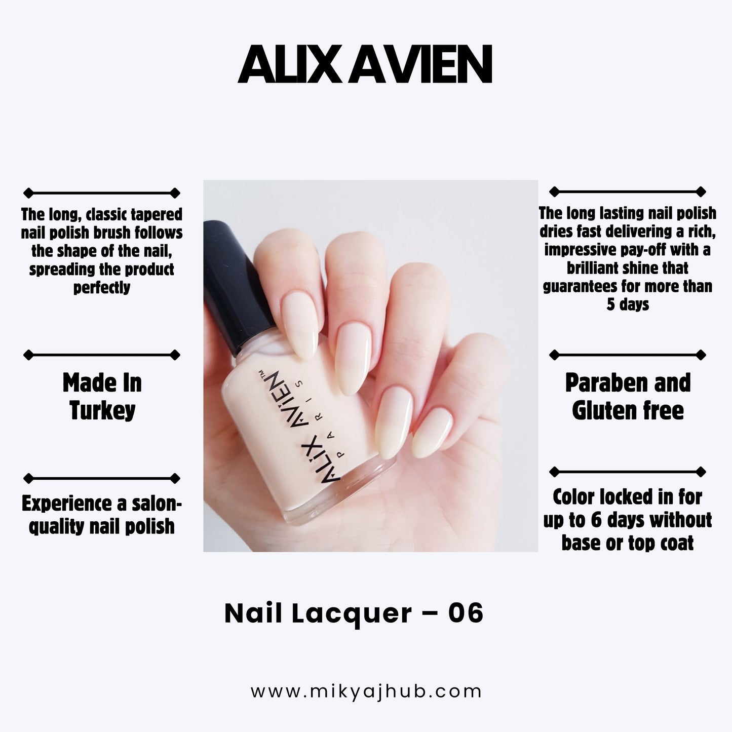 ALIX AVIEN NAIL POLISH 6