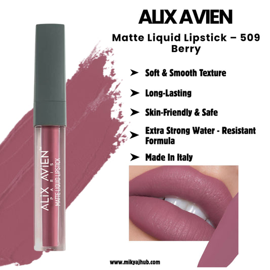 Matte Liquid Lipstick – 509 Berry