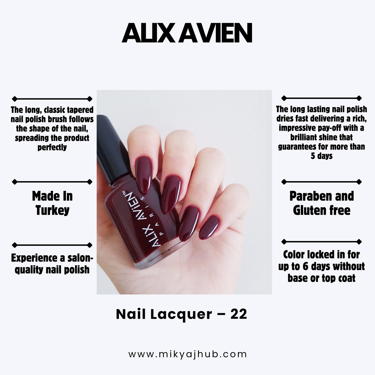 ALIX AVIEN NAIL POLISH 22