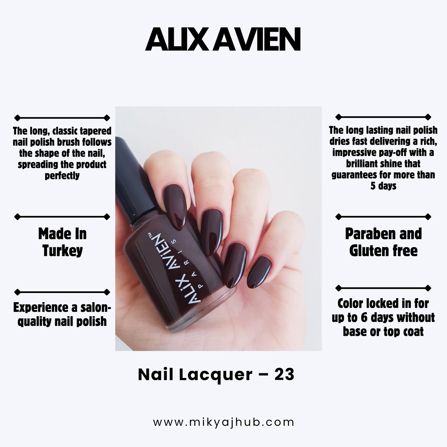 ALIX AVIEN NAIL POLISH 23
