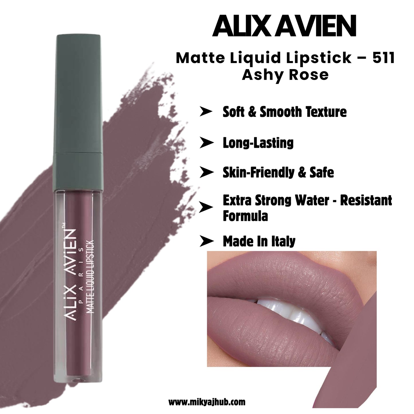 Matte Liquid Lipstick – 511 Ashy Rose