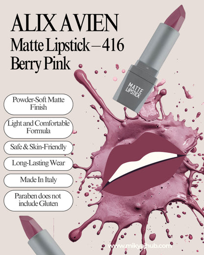 Matte Lipstick – 416 Berry Pink
