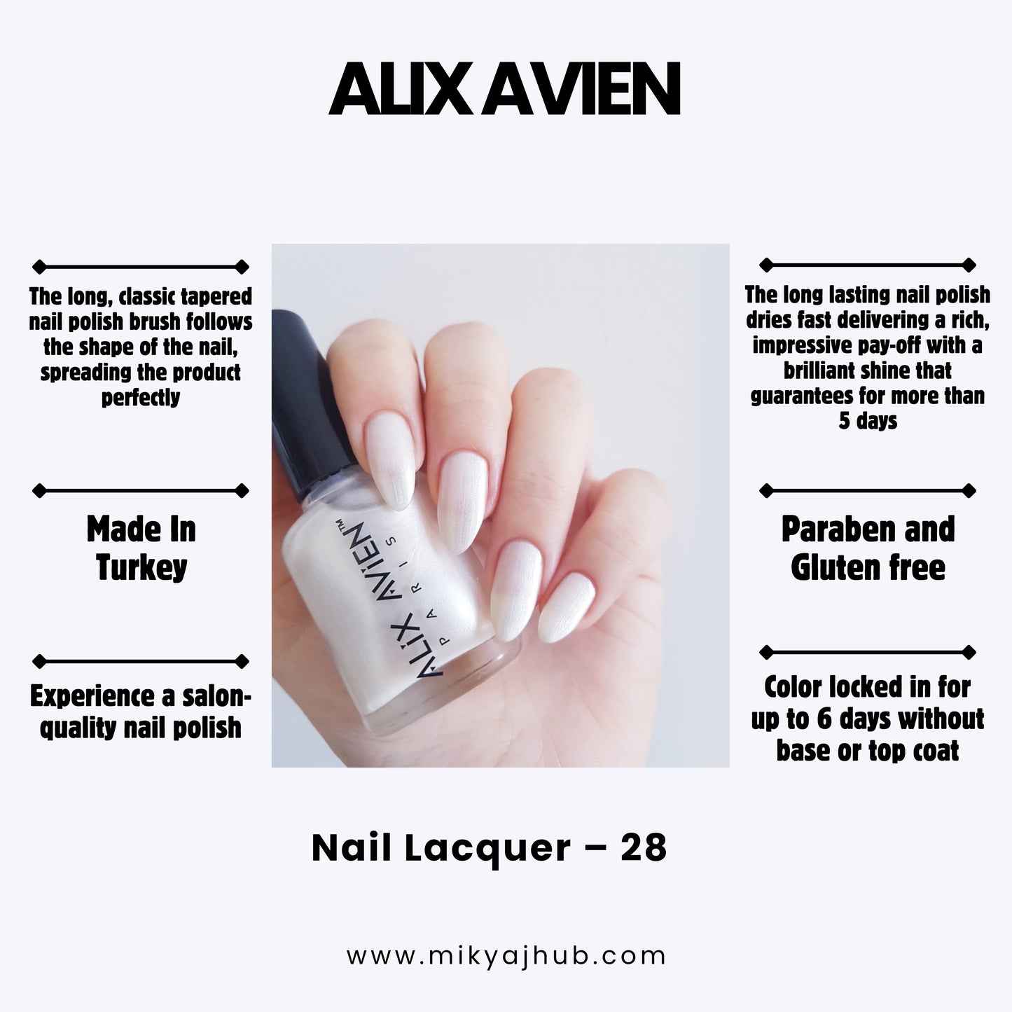 ALIX AVIEN NAIL POLISH 28
