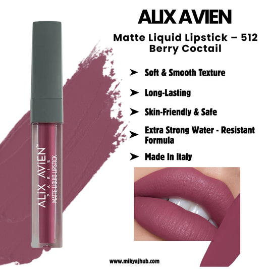 Matte Liquid Lipstick – 512 Berry Coctail