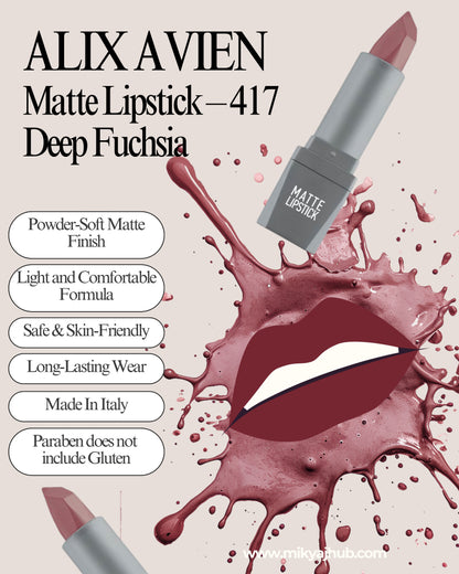 Matte Lipstick – 417 Deep Fuchsia