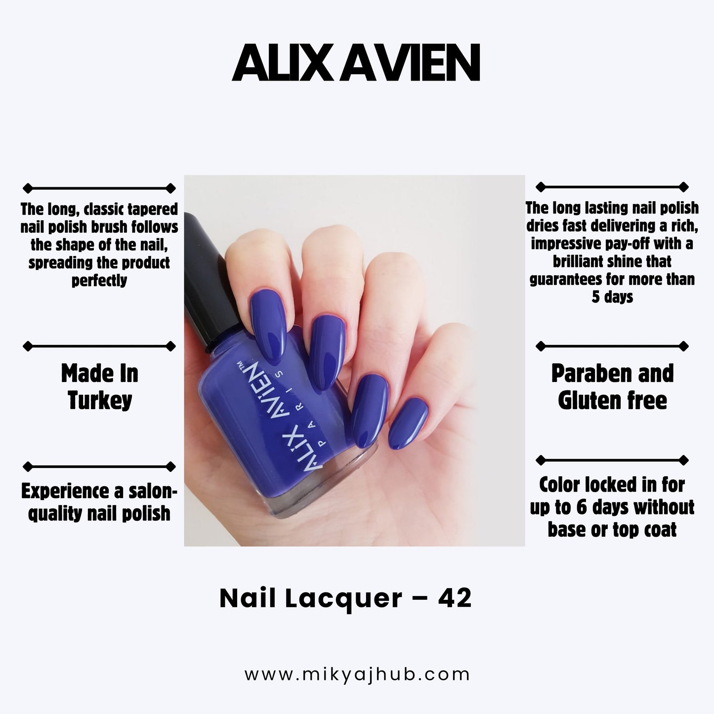 ALIX AVIEN NAIL POLISH 42