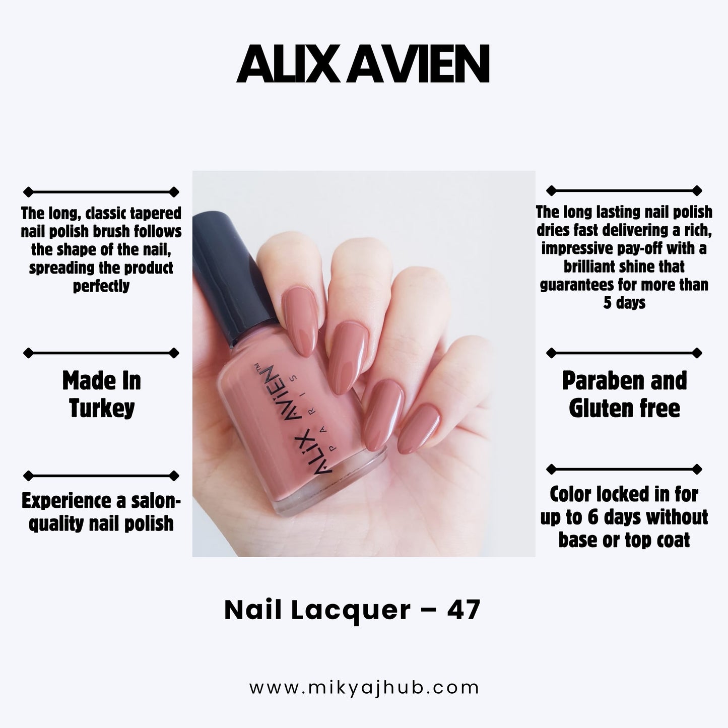 ALIX AVIEN NAIL POLISH 47