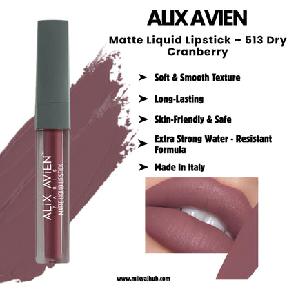 Matte Liquid Lipstick – 513 Dry Cranberry
