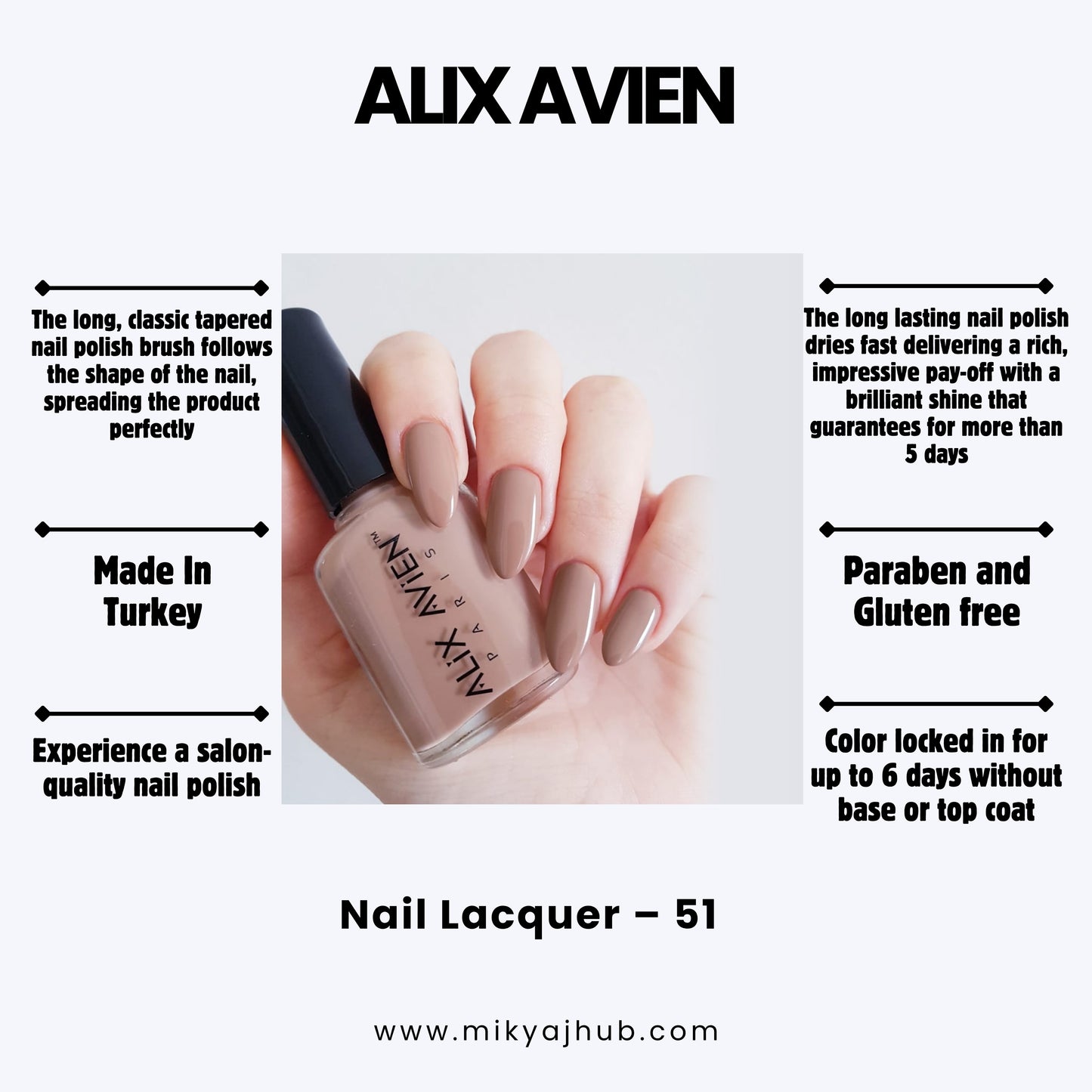 ALIX AVIEN NAIL POLISH 51