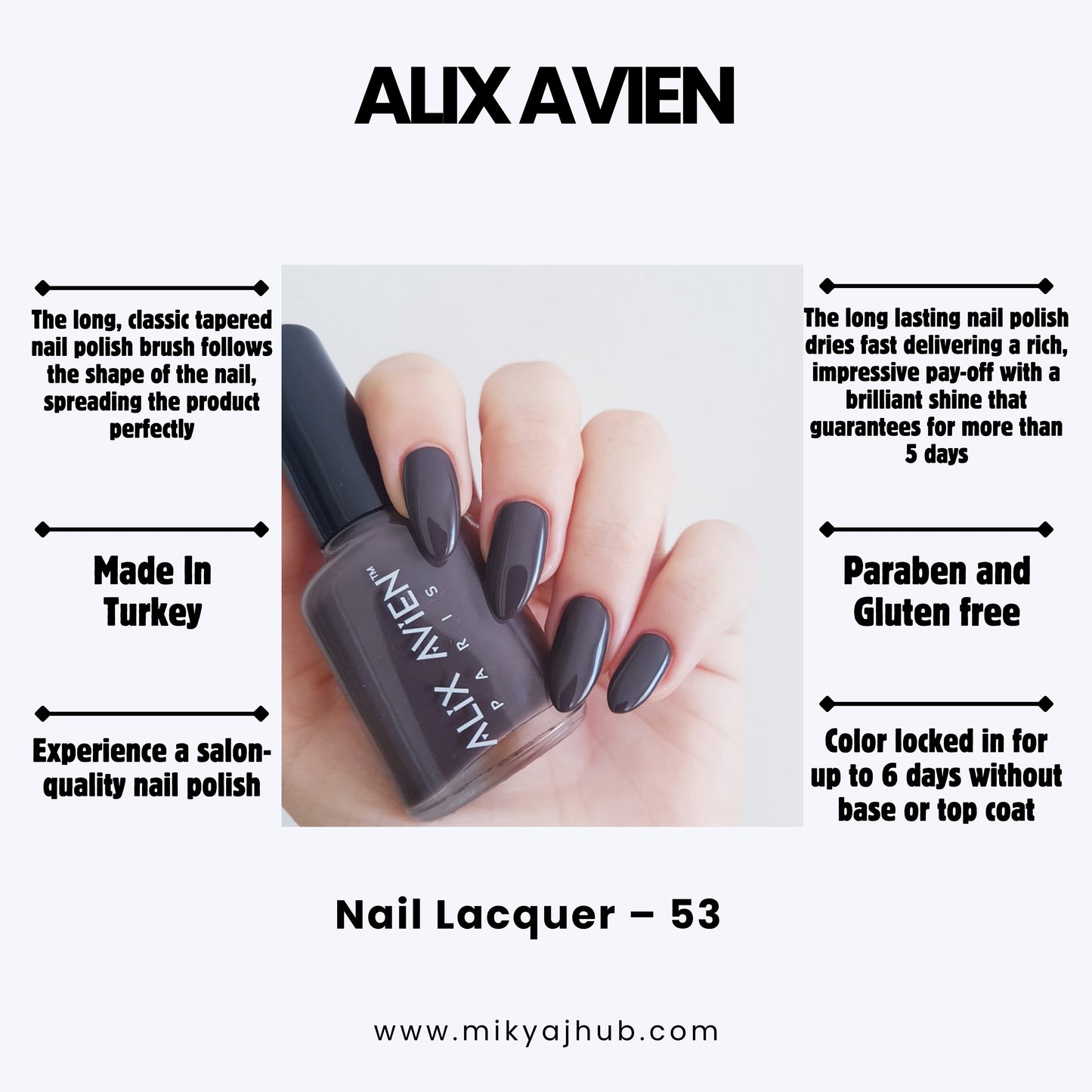 ALIX AVIEN NAIL POLISH 53