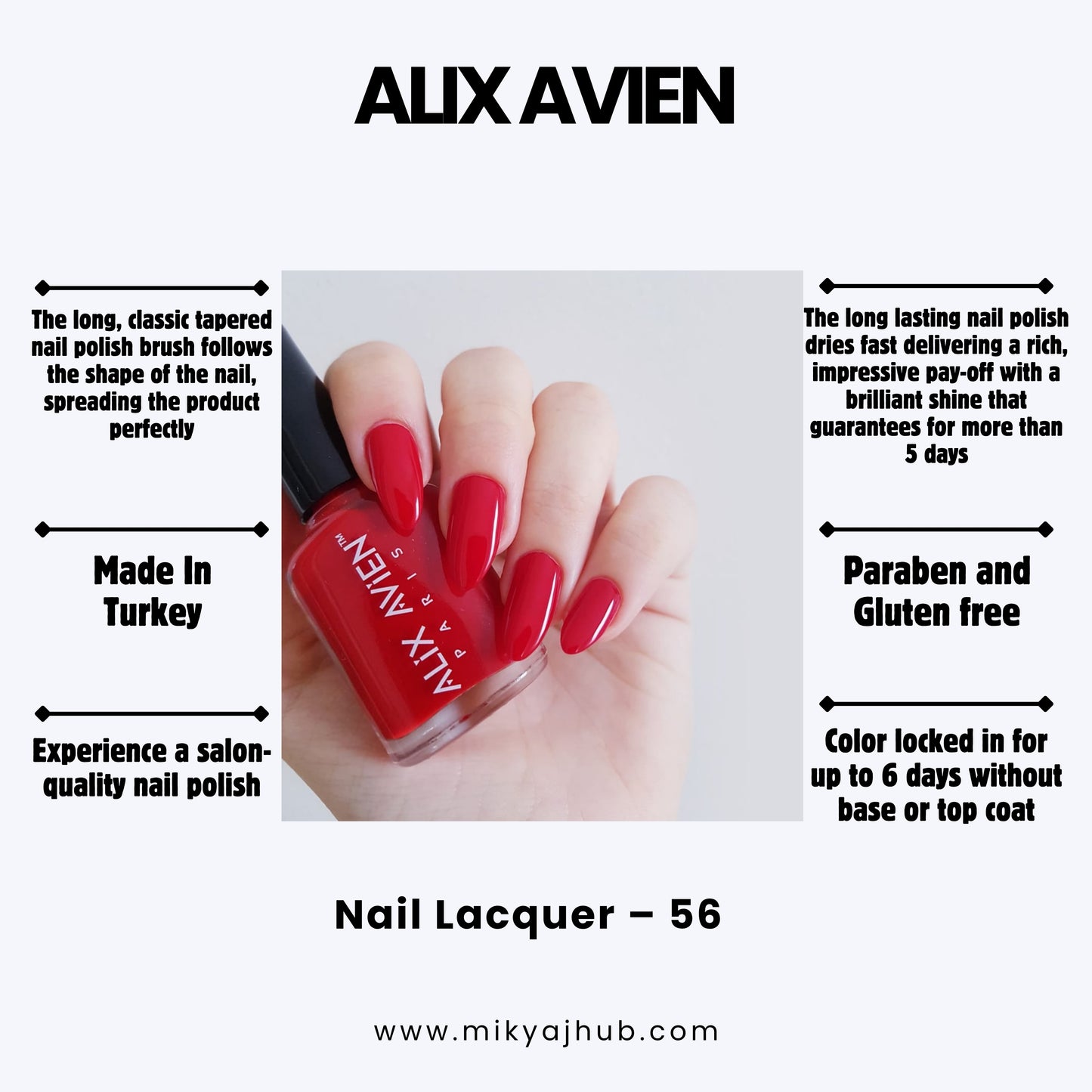 ALIX AVIEN NAIL POLISH 56