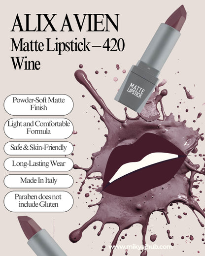 Matte Lipstick – 420 Wine