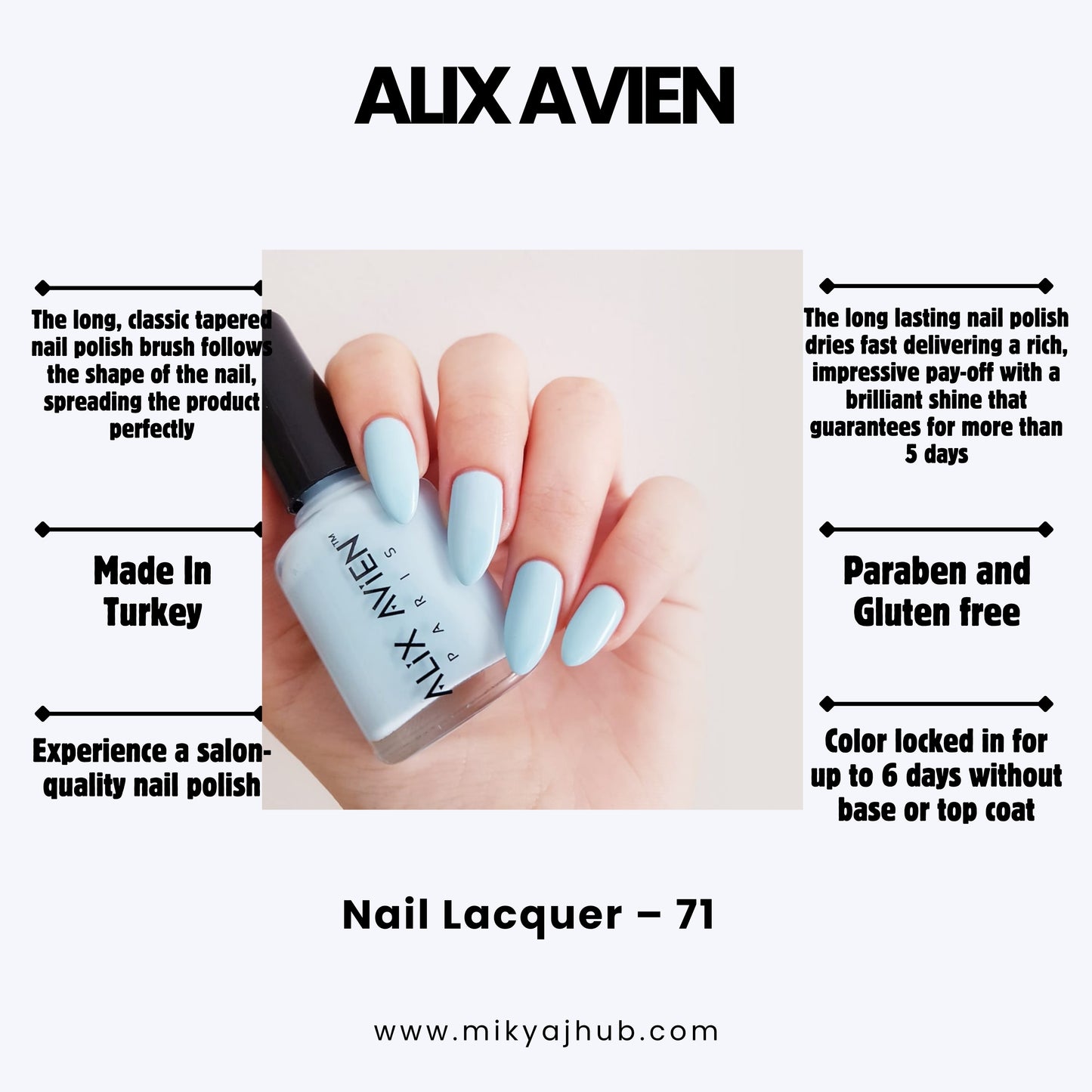 ALIX AVIEN NAIL POLISH 71