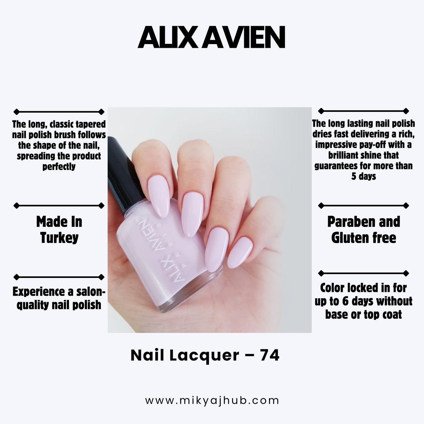 ALIX AVIEN NAIL POLISH 74
