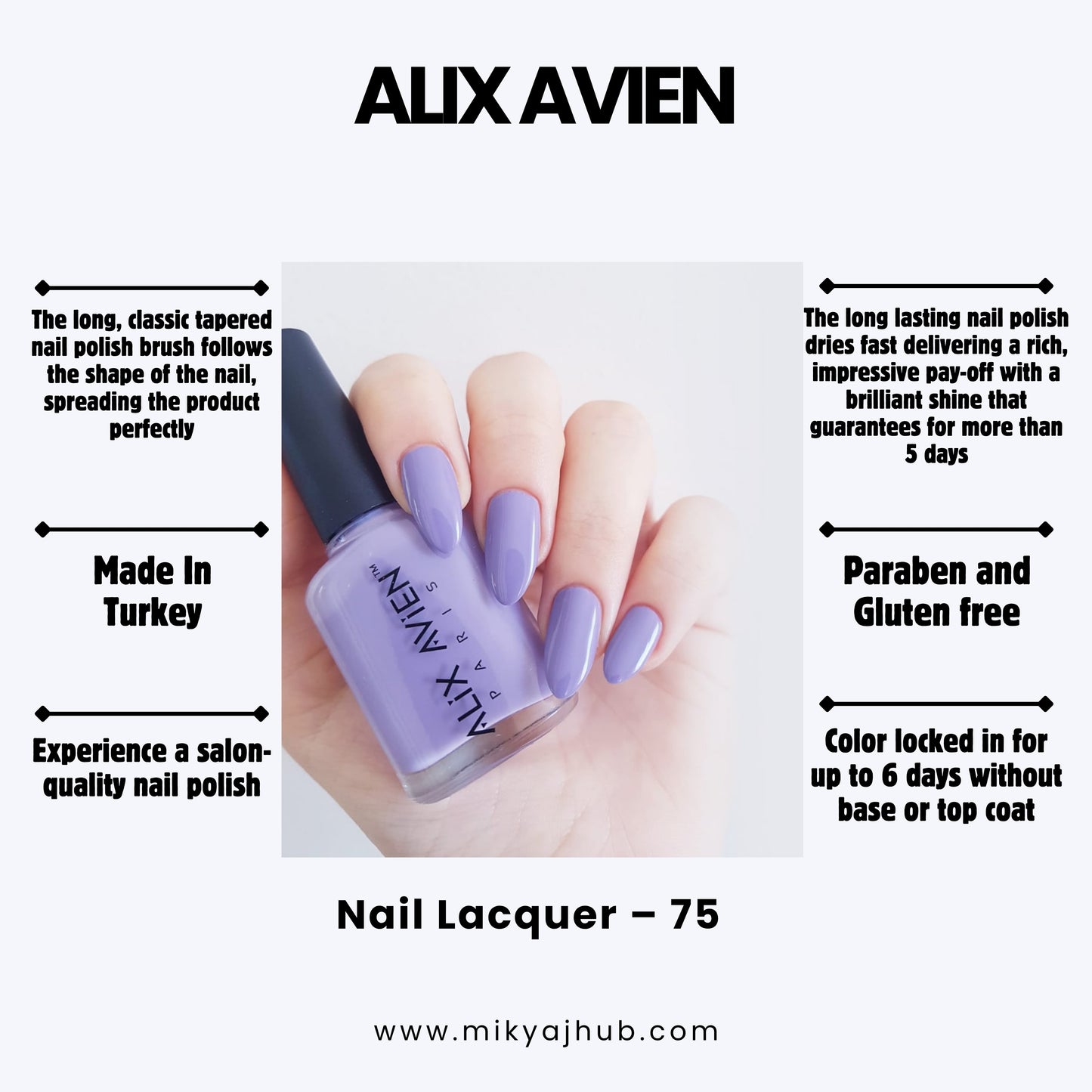 ALIX AVIEN NAIL POLISH 75