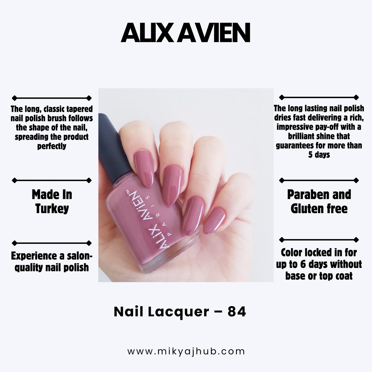 ALIX AVIEN NAIL POLISH 84