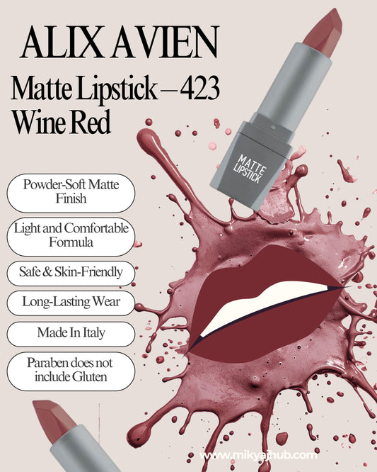 Matte Lipstick – 423 Wine Red