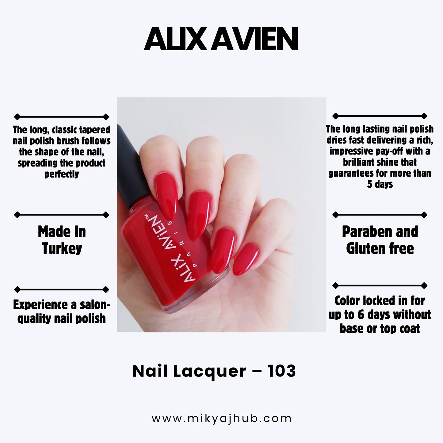 ALIX AVIEN NAIL POLISH 103