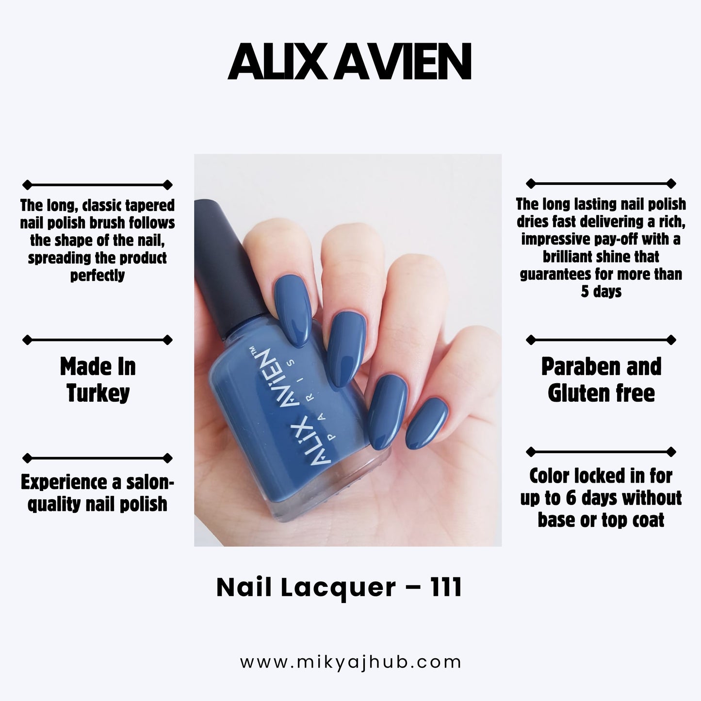 ALIX AVIEN NAIL POLISH 111