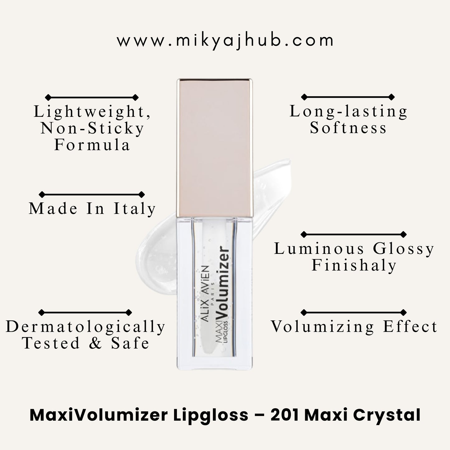 MaxiVolumizer Lipgloss – 201 Maxi Crystal