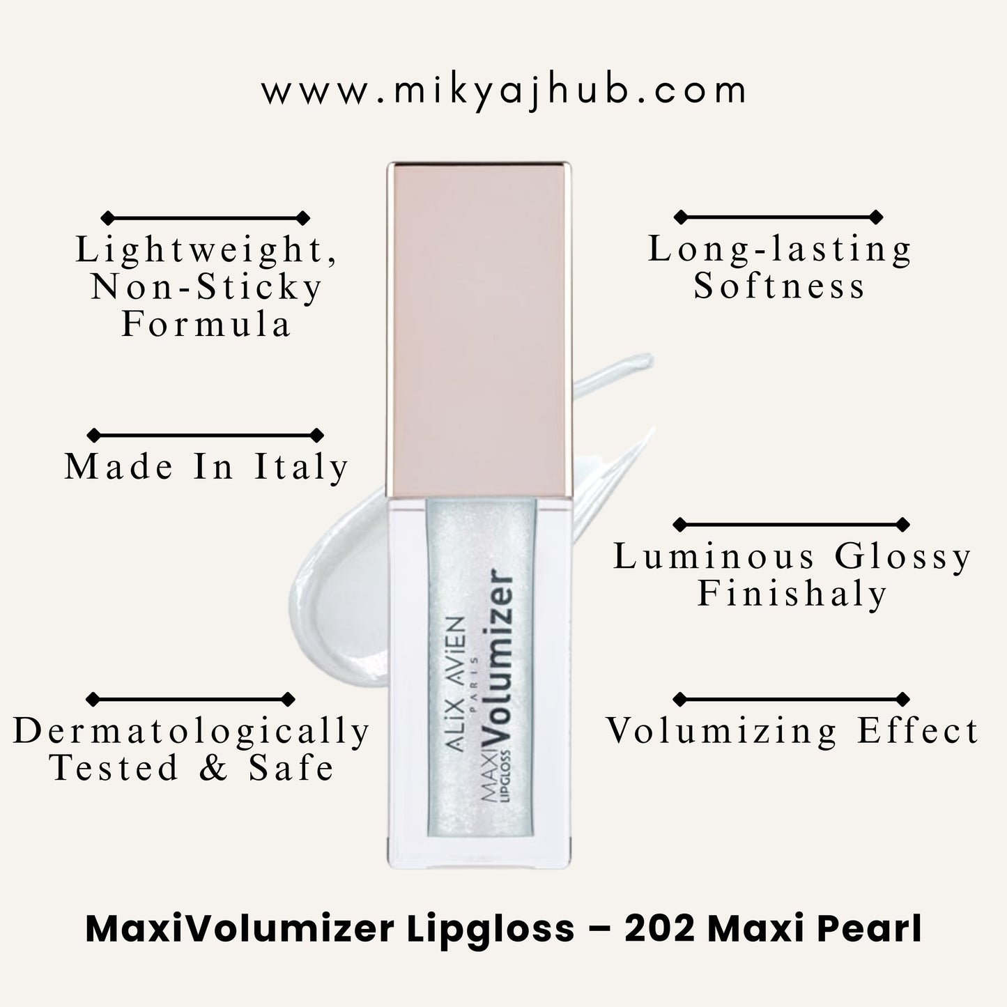 MaxiVolumizer Lipgloss – 202 Maxi Pearl