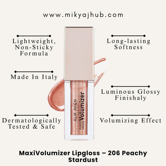 MaxiVolumizer Lipgloss – 206 PEACHY STARDUST
