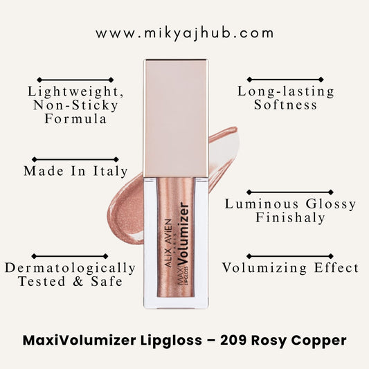 MaxiVolumizer Lipgloss – 209 Rosy Copper