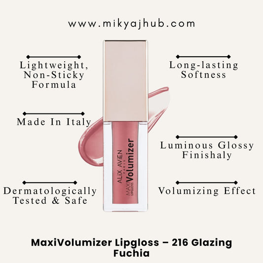 MaxiVolumizer Lipgloss – 216 Glazing Fuchia