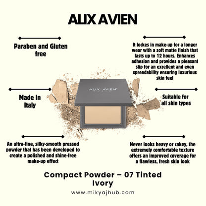ALIX AVIEN COMPACT POWDER-P07 - TINTED IVORY