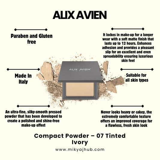 ALIX AVIEN COMPACT POWDER-P07 - TINTED IVORY