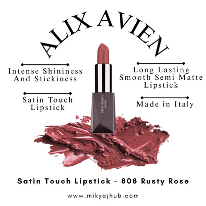 Alix Avien Satin Touch Lipstick – 808 Rusty Rose