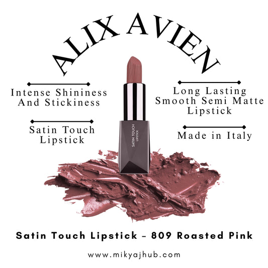 Alix Avien Satin Touch Lipstick – 809 Roasted Pink